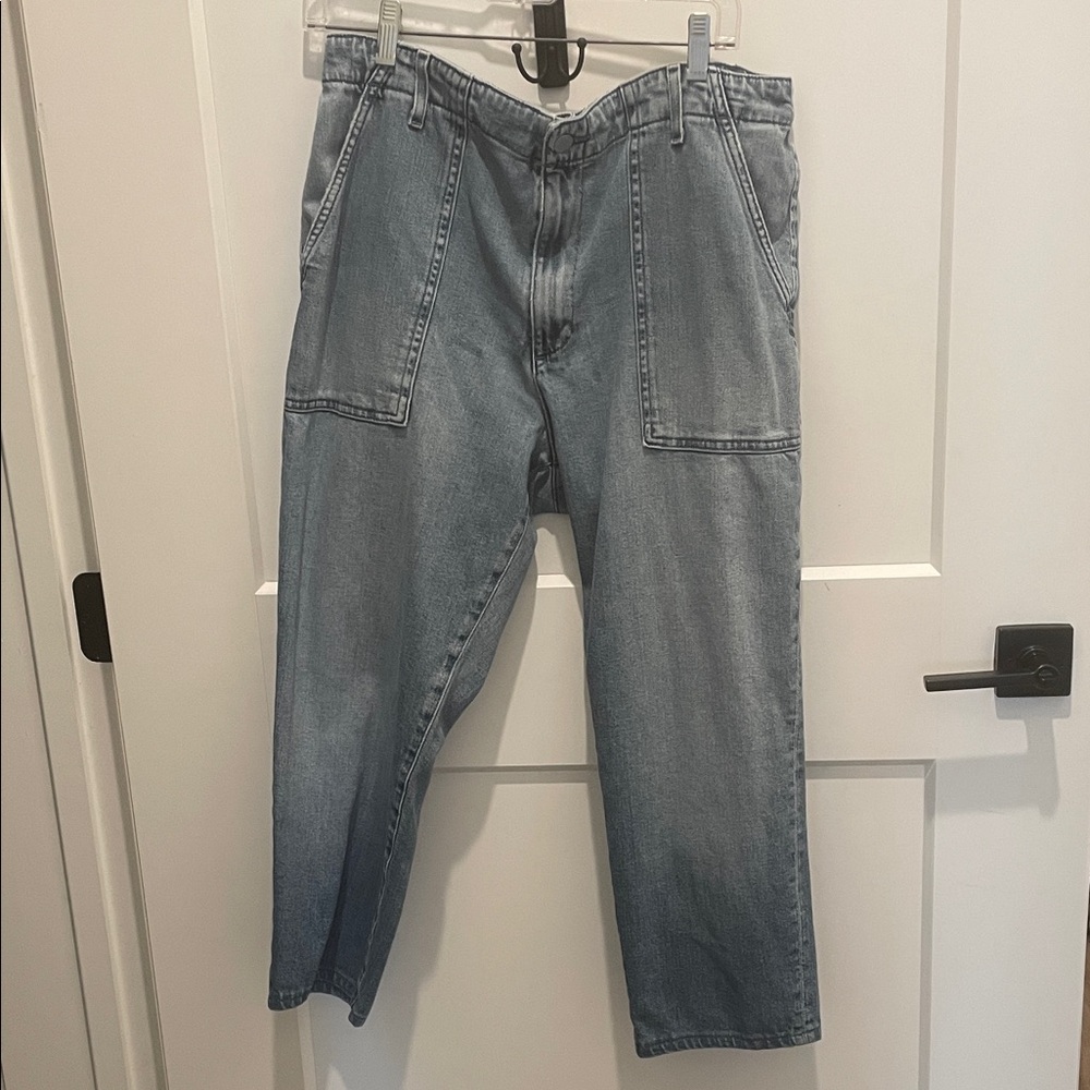 Womens Light Blue Denim 4 pocket Jeans size 33